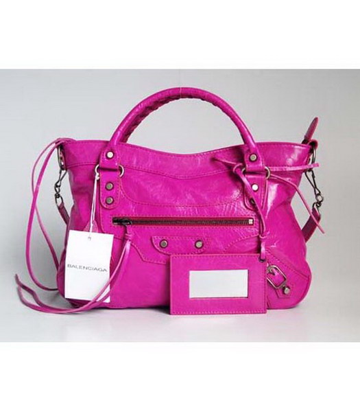 Balenciaga First_Fuchsia pelle